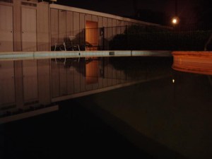 California Pool at Night