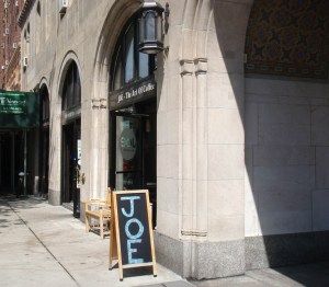 Coffee Shop, Chelsea, New York City. I like the sign. April 2010.