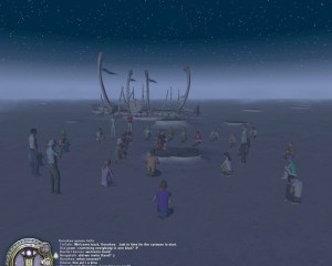 Fifth anniversary radio show. Lord Chaos. At the bottom you can see we are talking, text chat. Minkata, Uru. June 2010.