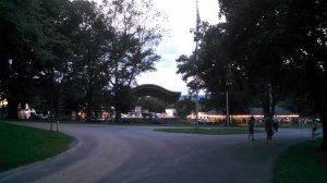 Walking to the Carnival. July 2014